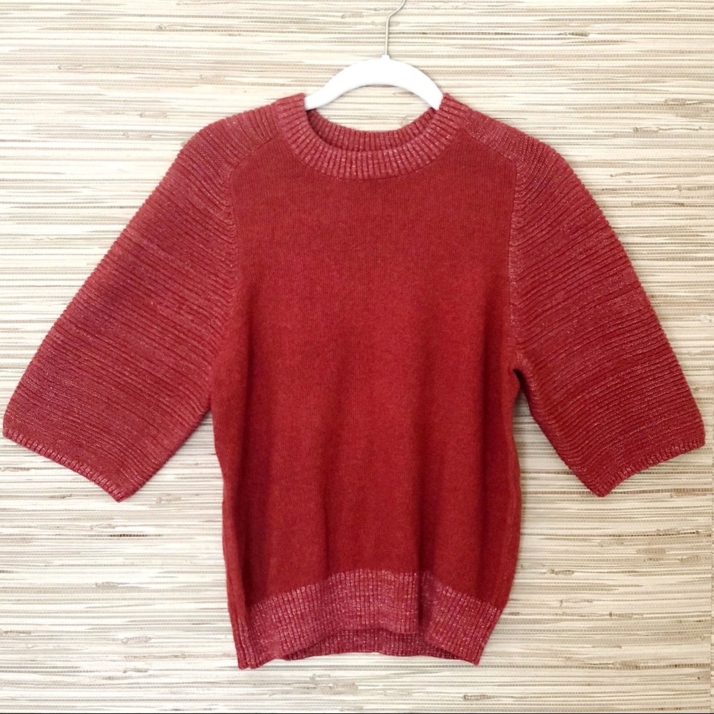 Antipodium Hologram Knit Tee Sweater